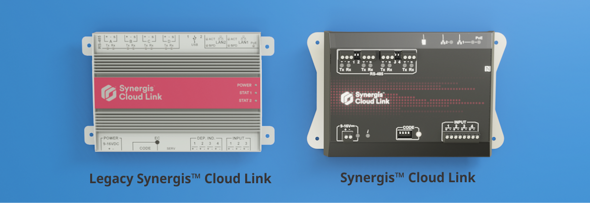 Legacy-Synergis-Cloud-Link- und Synergis-Cloud-Link-Appliances.