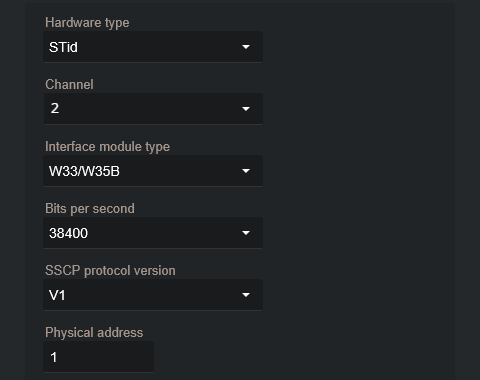 Boîte de dialogue Ajouter du matériel pour les lecteurs STid dans Synergis Appliance Portal.