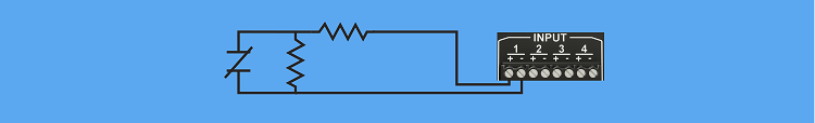 4-state supervision wiring: Normally closed